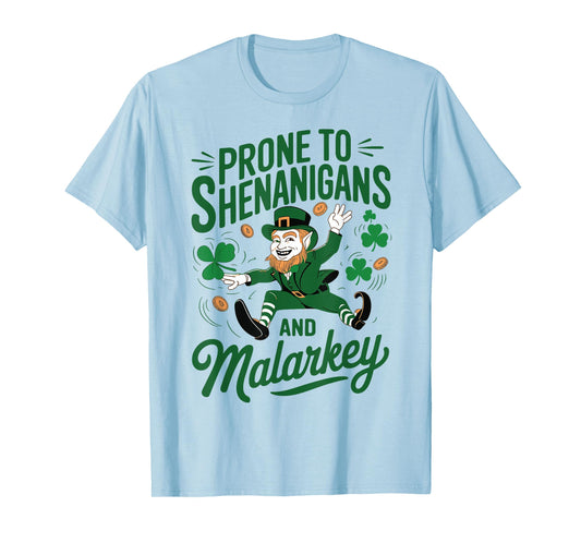 St Patrick Day Prone Shenanigans Malarkey Toddler Boy Irish T-Shirt