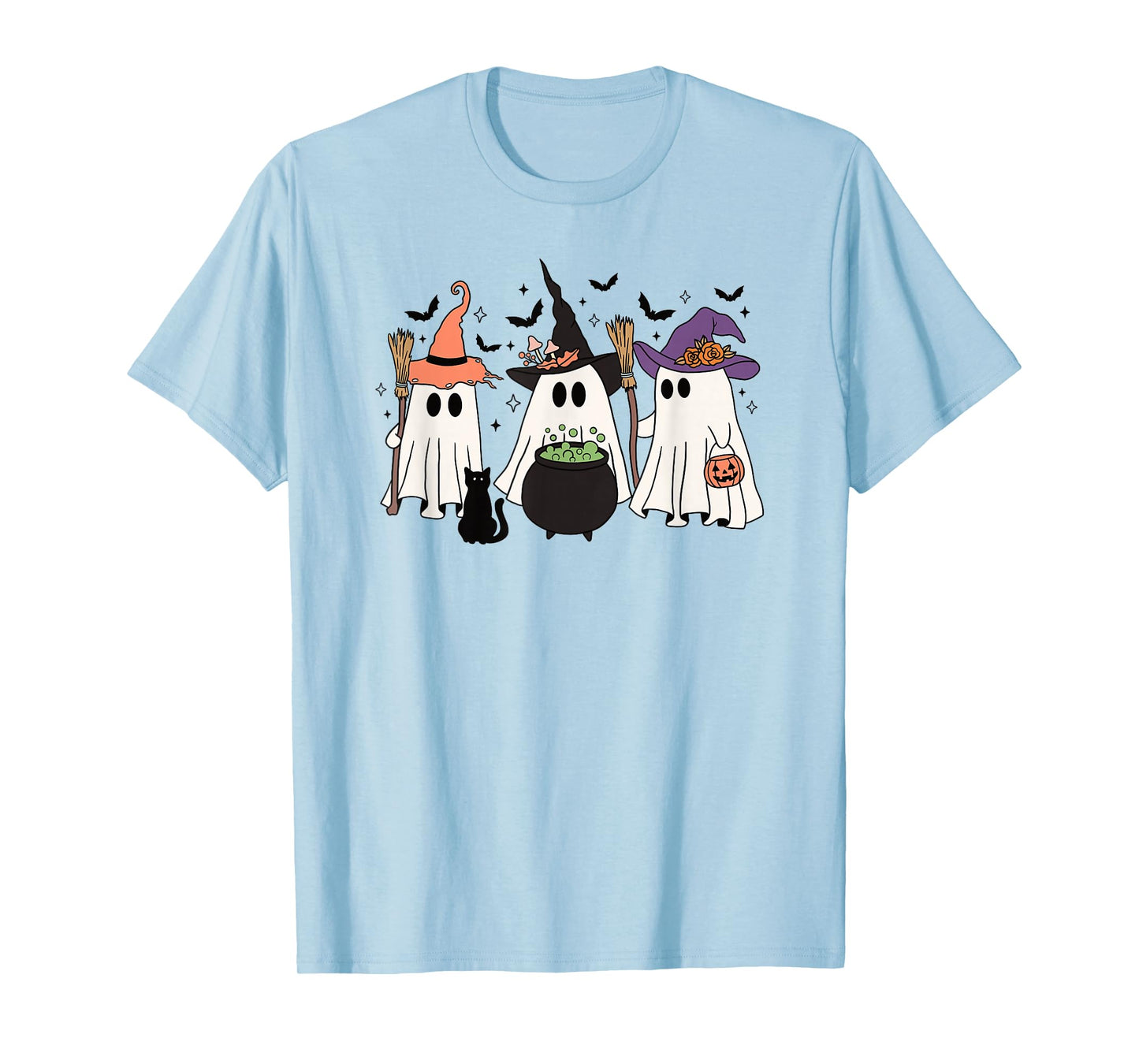 Halloween Witch Ghost Trio T-Shirt