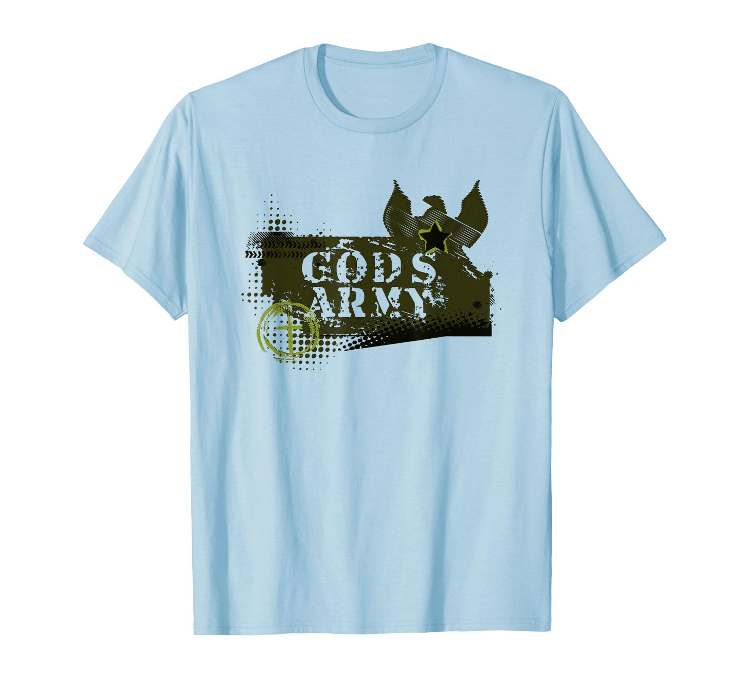 God's Army Christian Boys and Youth Military type T-Shirt