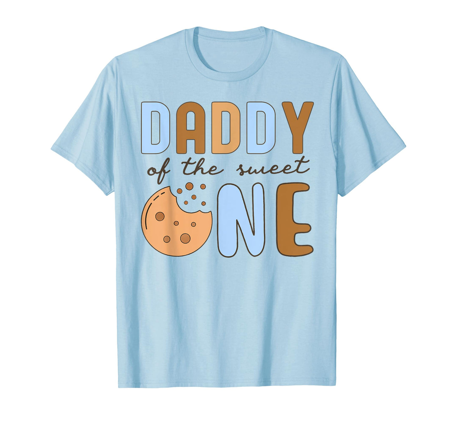 Daddy Of The Sweet One Cookies and Milk 1st Birthday Party T-Shirt