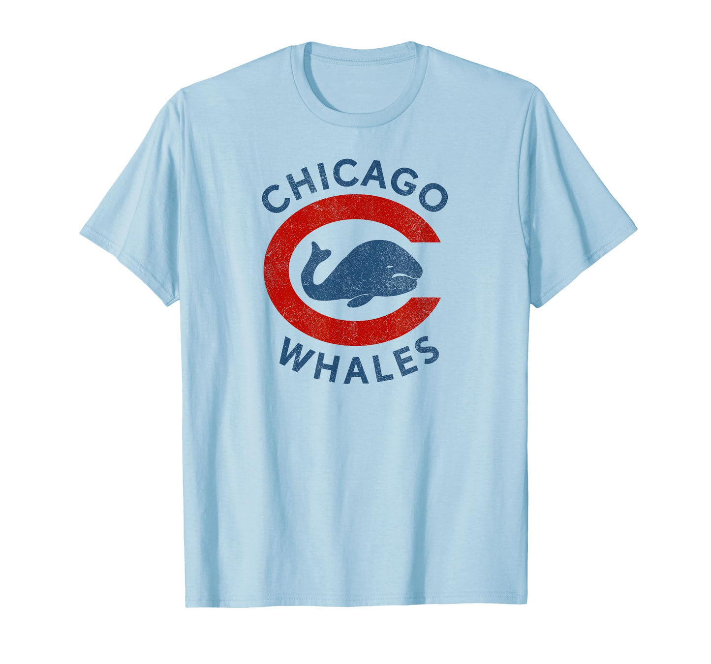 Chicago Whales Vintage Men's Baseball T-Shirt
