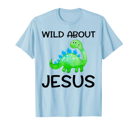Wild About Jesus Shirt VBS Sunday School Teacher Pastor Dino T-Shirt