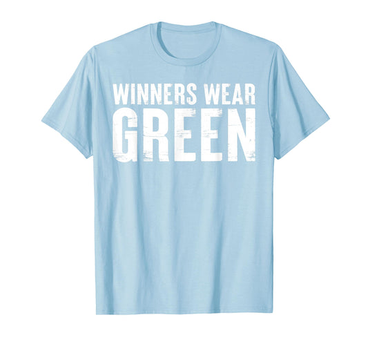 Winners Wear Green Color War Game Wear Team Spirit Camp T-Shirt