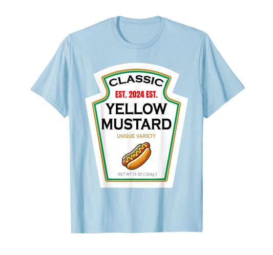 Mustard Halloween DIY Costume Family Matching Ketchup Sauce T-Shirt