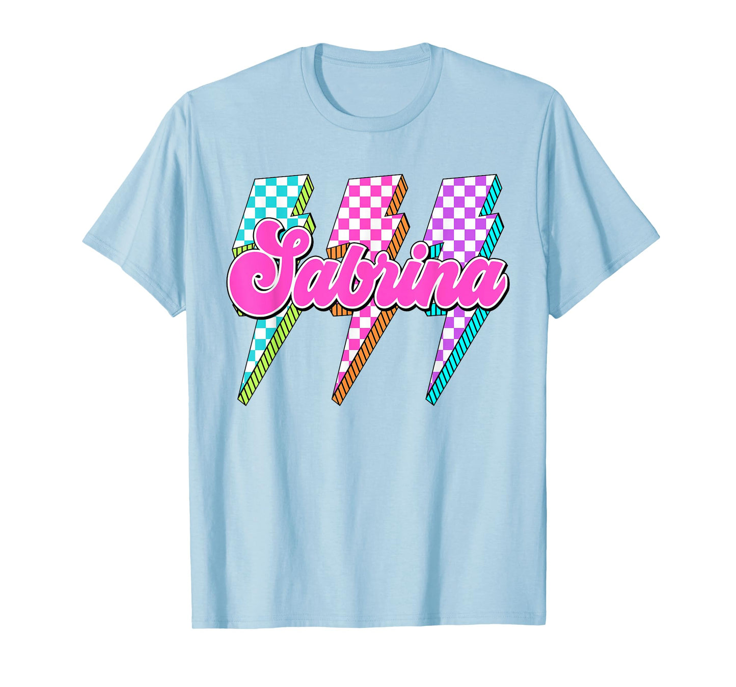 Sabrina Checkered I Love Sabrina 80's Vintage T-Shirt