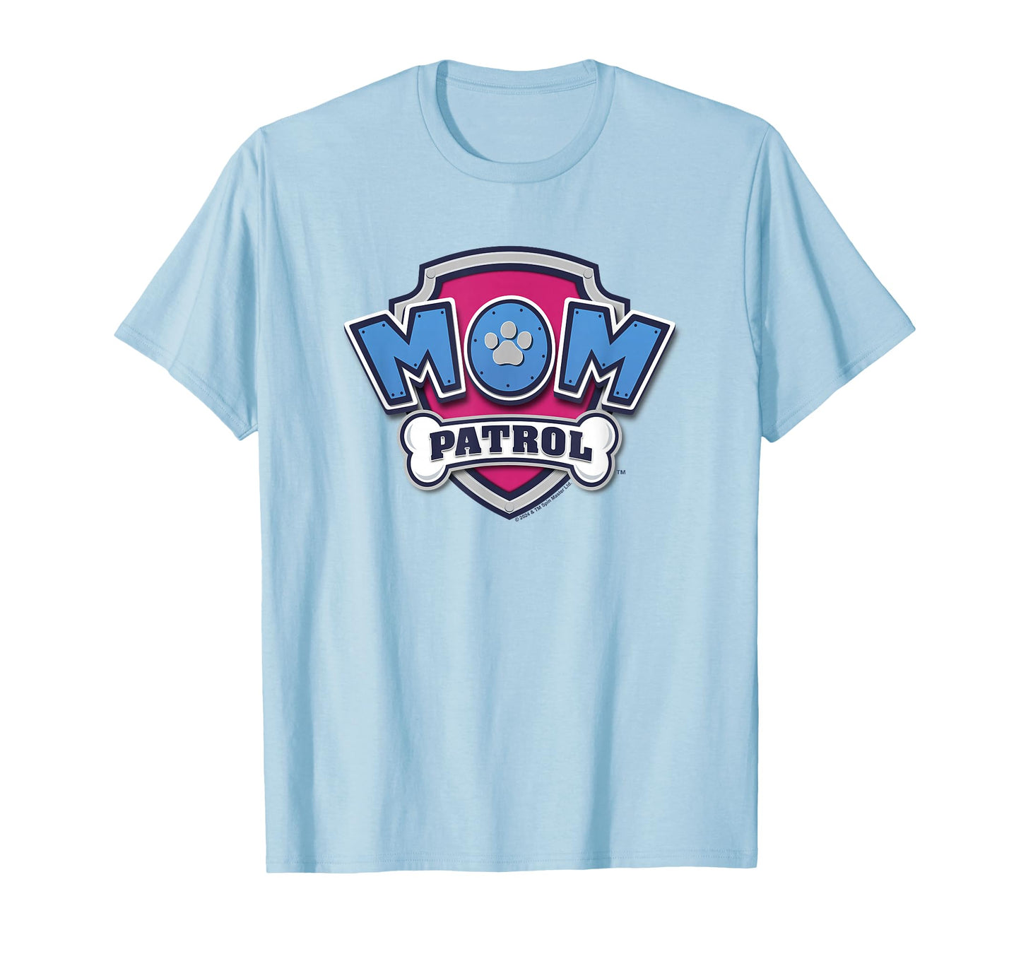 PAW Patrol Mother's Day Mom Patrol Badge T-Shirt