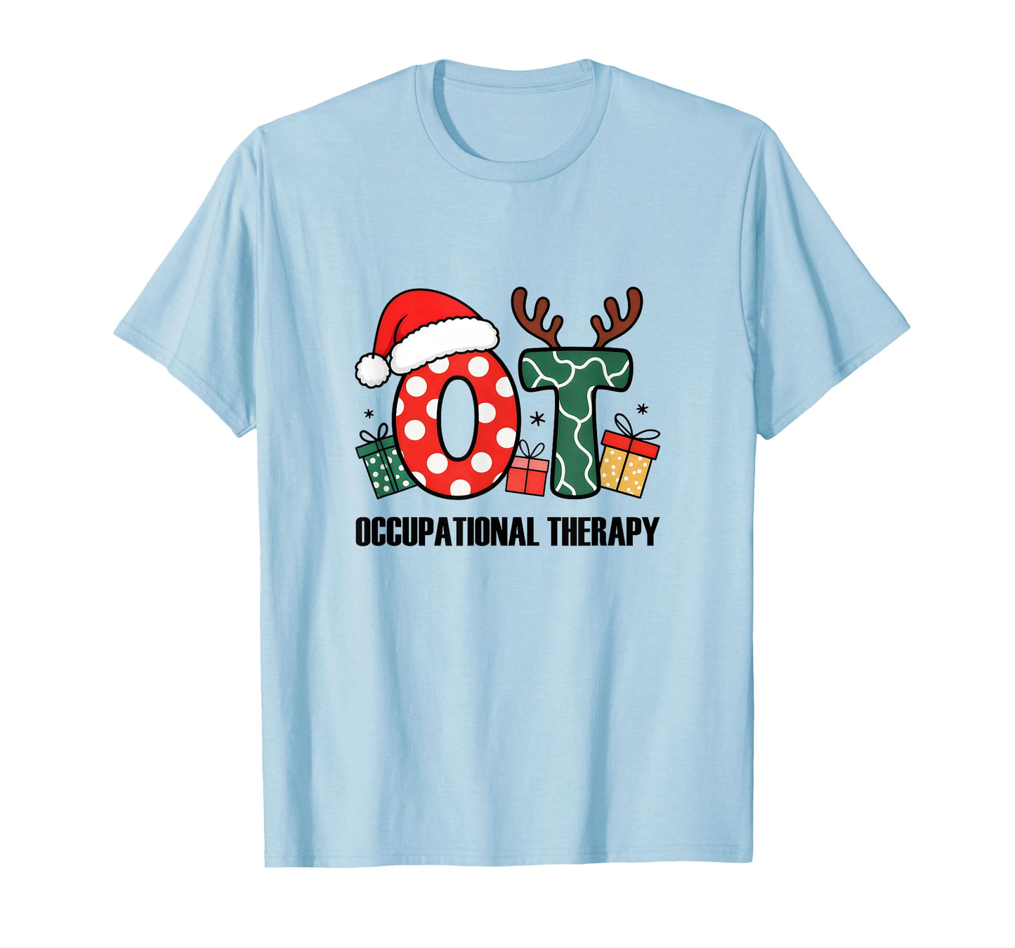 Occupational Therapy OT Therapist Christmas T-Shirt