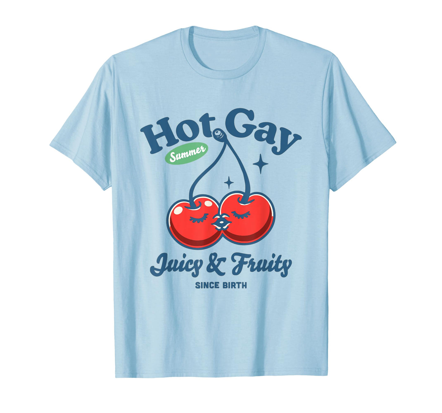 Vintage Hot Gay Summer Juicy and Fruity Gay Pride LGBTQ T-Shirt