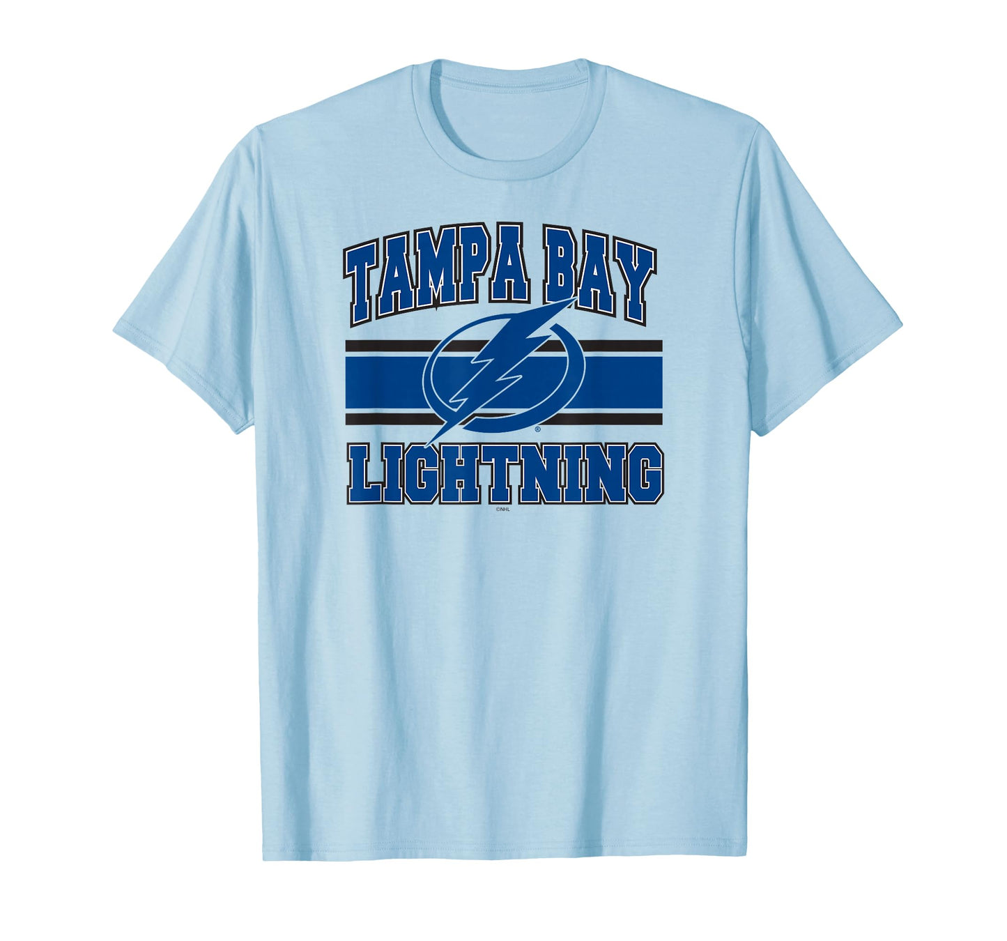 Tampa Bay Lightning Stripe Gray Officially Licensed T-Shirt