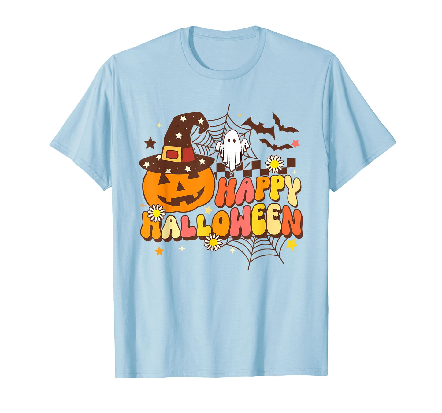 Happy Halloween Pumpkin Ghost T-Shirt
