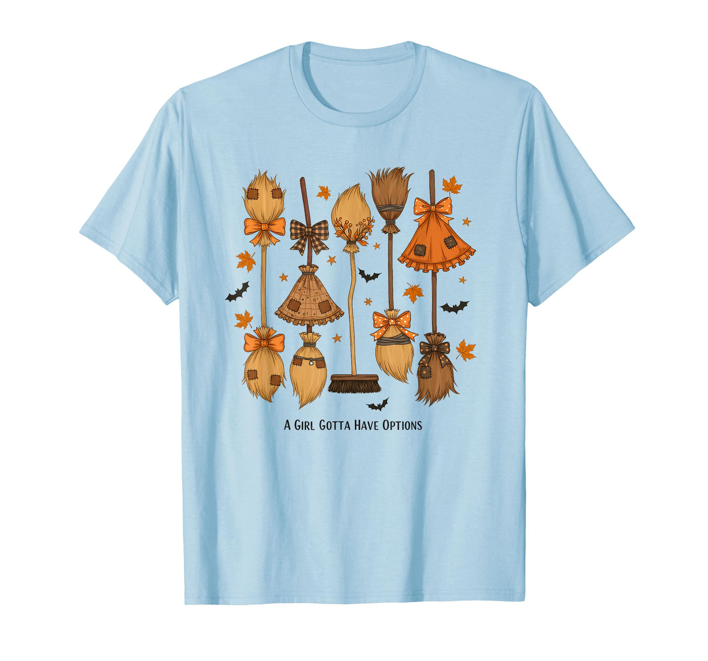 A Girl Gotta Have Options Patchwork Witch Funny Halloween T-Shirt