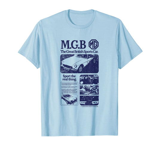 MG MGB Sports Car Promo Ad T-Shirt