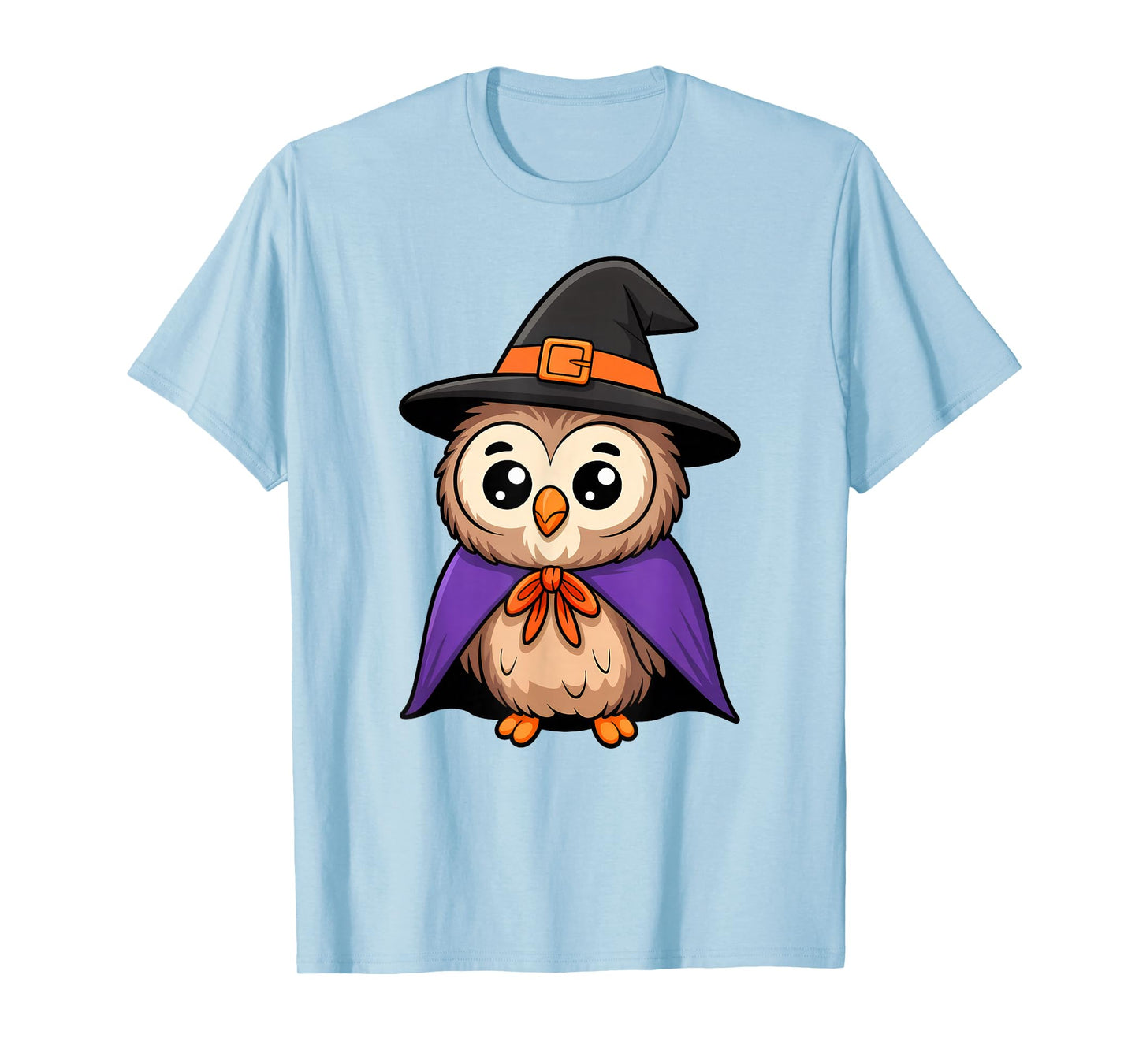 Cute Halloween Owl Witch Hat Costume Boys Girls Kids Toddler T-Shirt