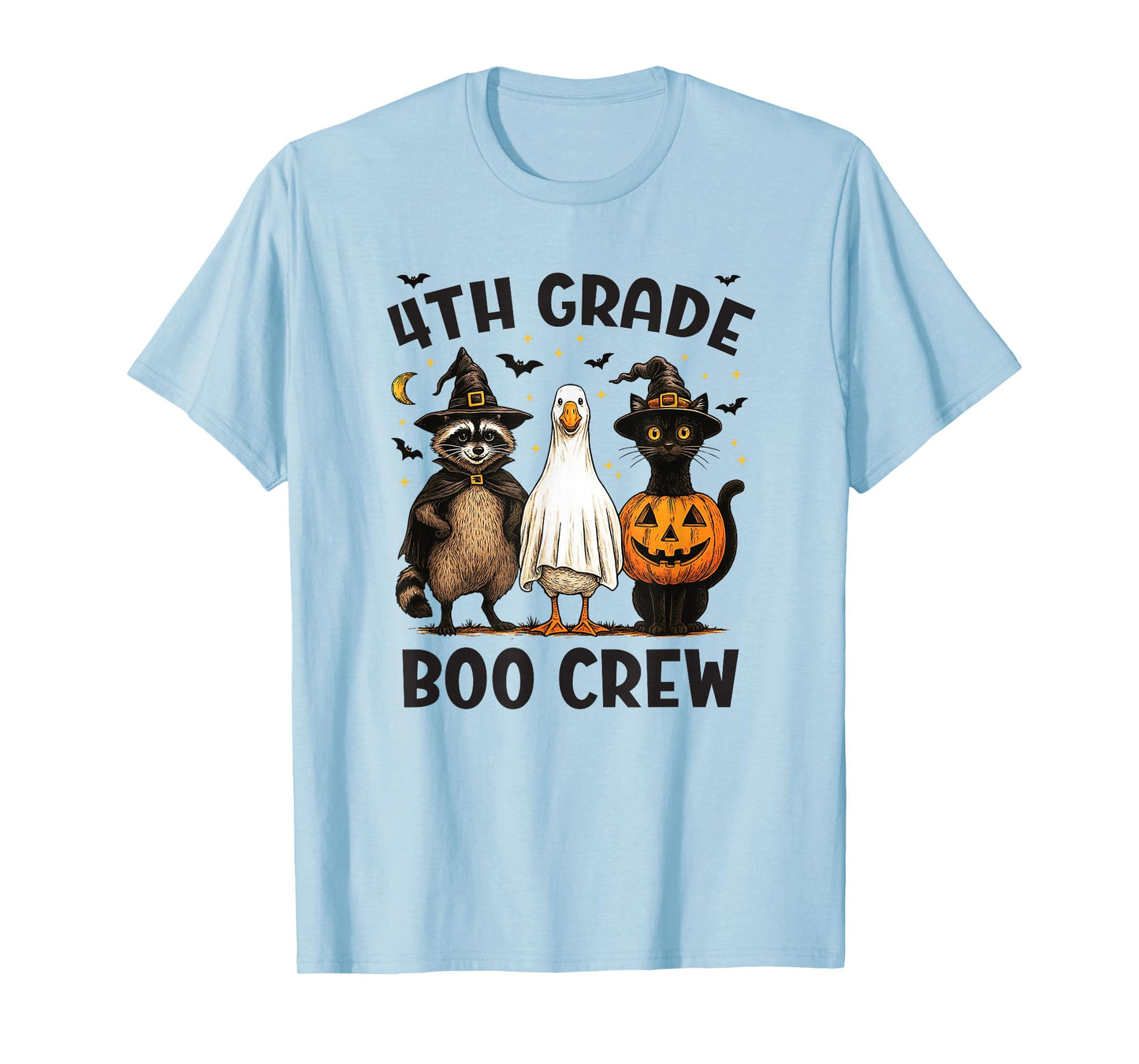 4th Grade Boo Crew Halloween Costume T-Shirt