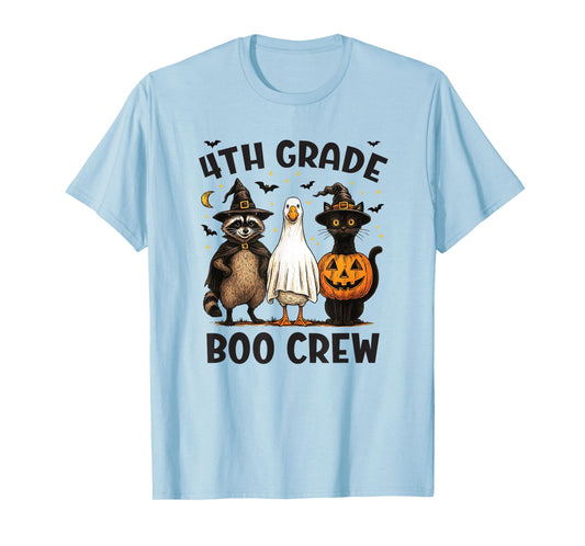 4th Grade Boo Crew Halloween Costume T-Shirt