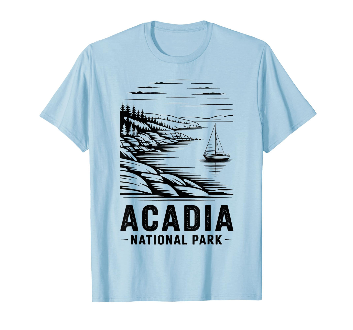 Acadia National Park Retro Outdoor Camping US National Park T-Shirt
