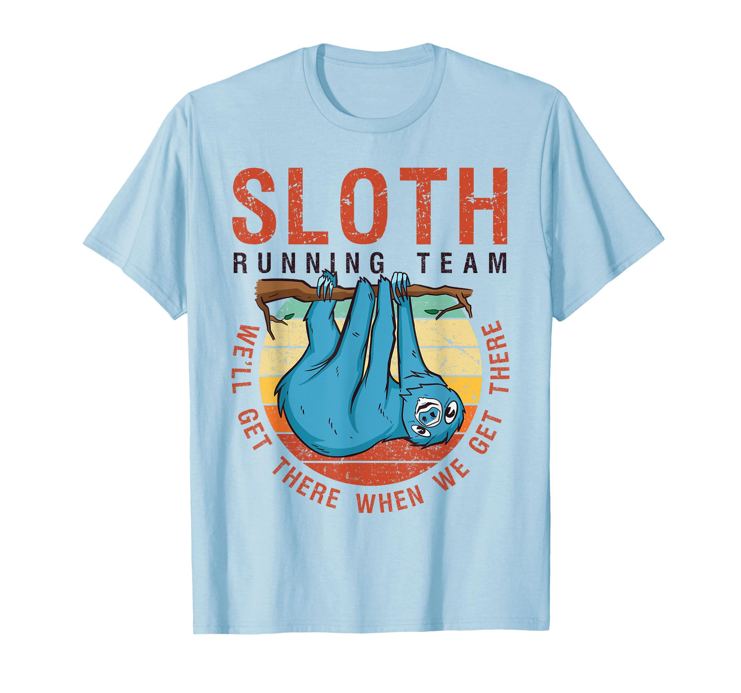 Sloth Running Team Funny Marathon Runner Sloth-Lover Gift T-Shirt