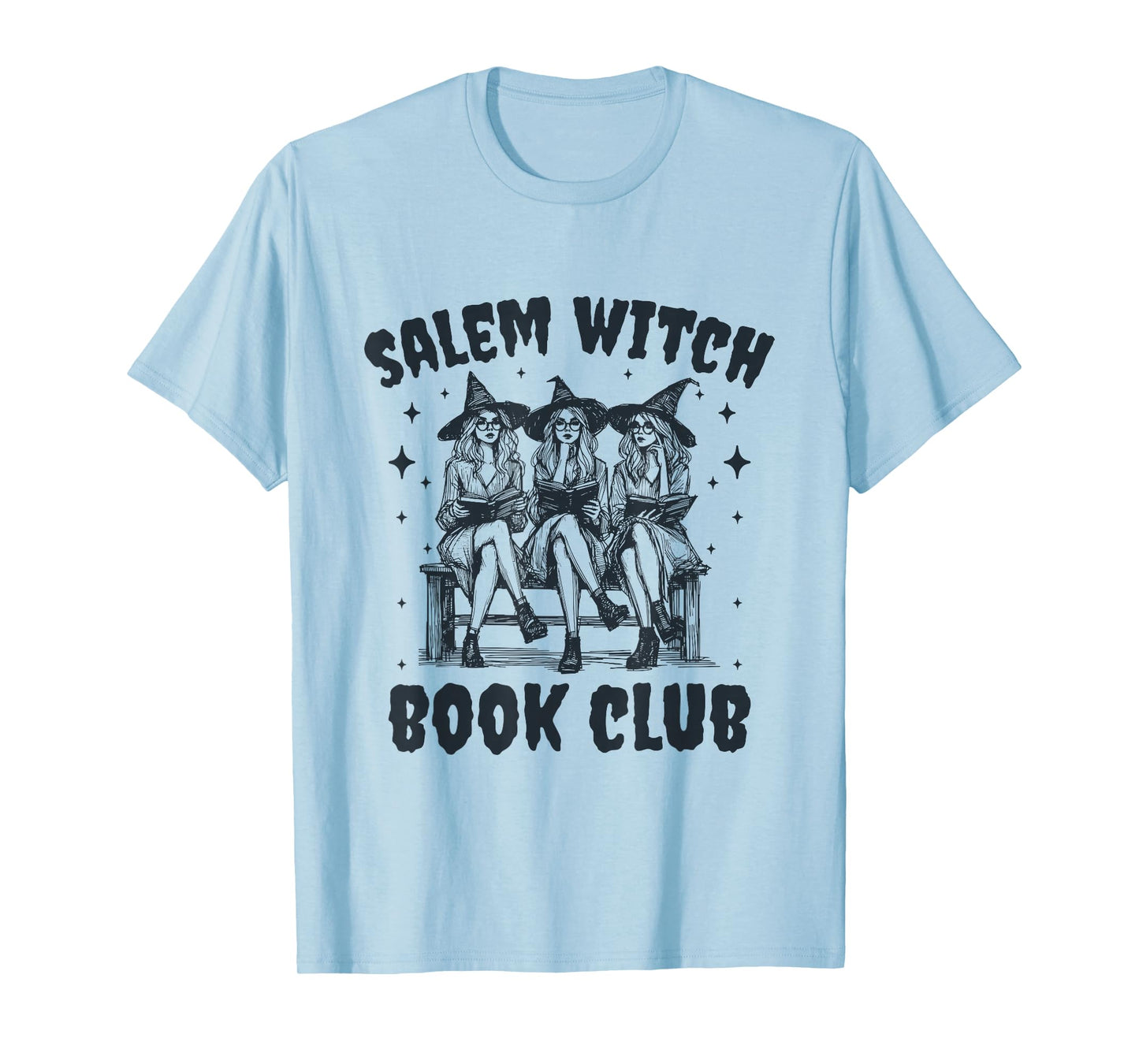 Salem Witch Book Club Retro Witches Reading T-Shirt