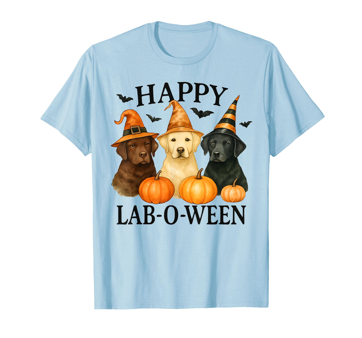 Happy Lab-O-Ween Labrador Halloween Dog Lover Design T-Shirt