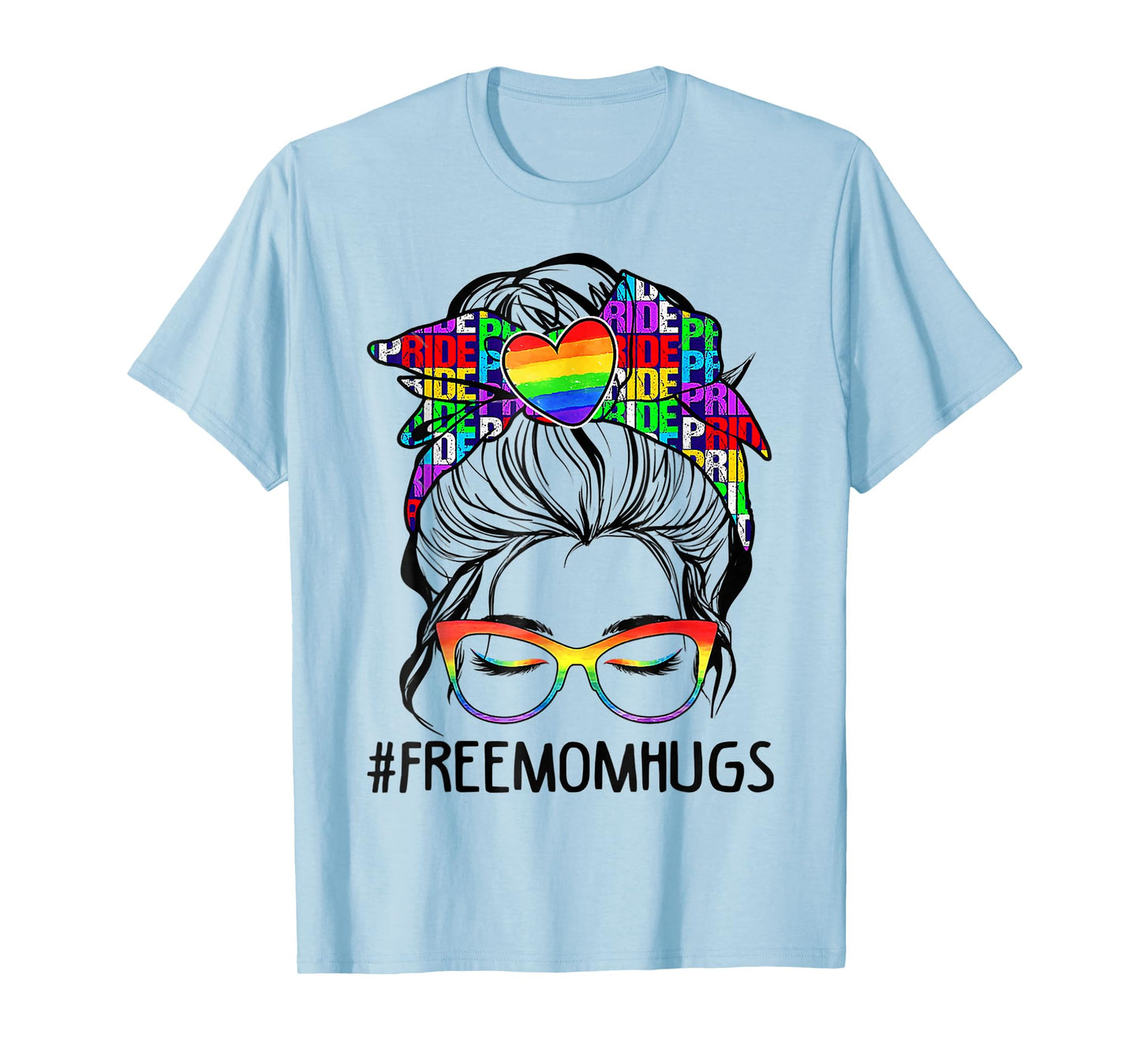 Free Mom Hugs Free Mom Hugs Inclusive Pride LGBTQIA T-Shirt