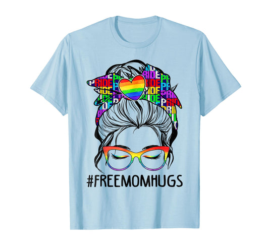 Free Mom Hugs Free Mom Hugs Inclusive Pride LGBTQIA T-Shirt