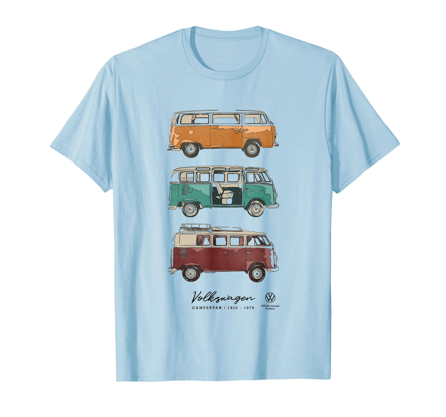 Transporter Type 2 Campervan 1950-1979 T-Shirt