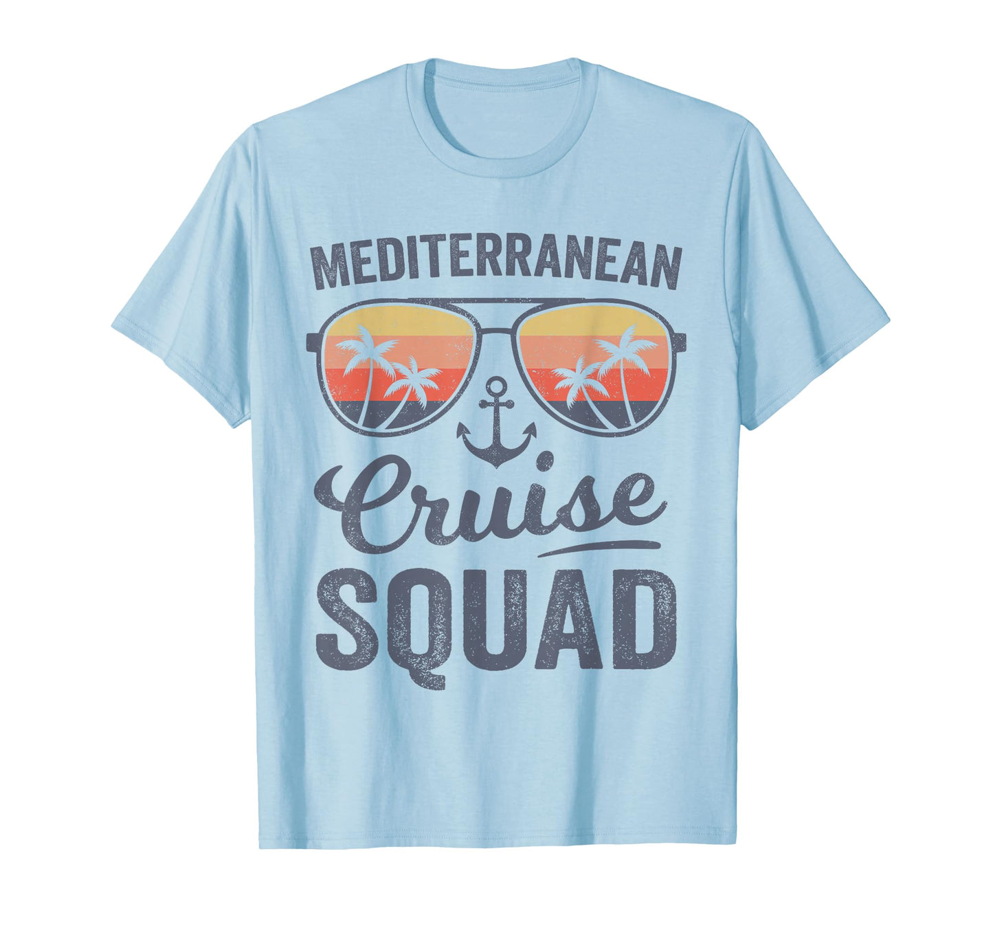 Mediterranean Cruise Squad 2025 Europe Family Matching T-Shirt