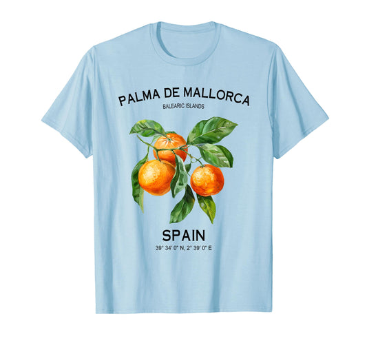 Palma de Mallorca Balearic Islands Oranges Spanish Art Spain T-Shirt