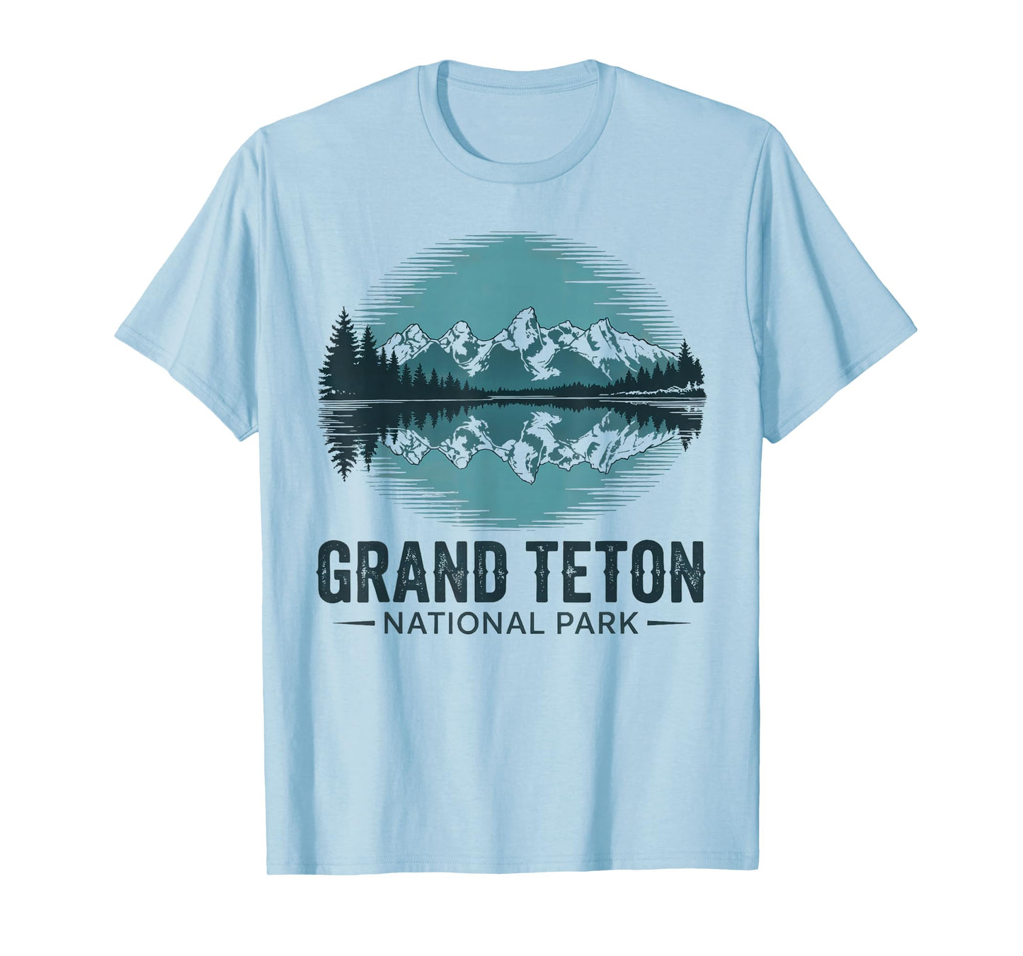 Grand Teton National Park Retro Outdoor US National Park T-Shirt
