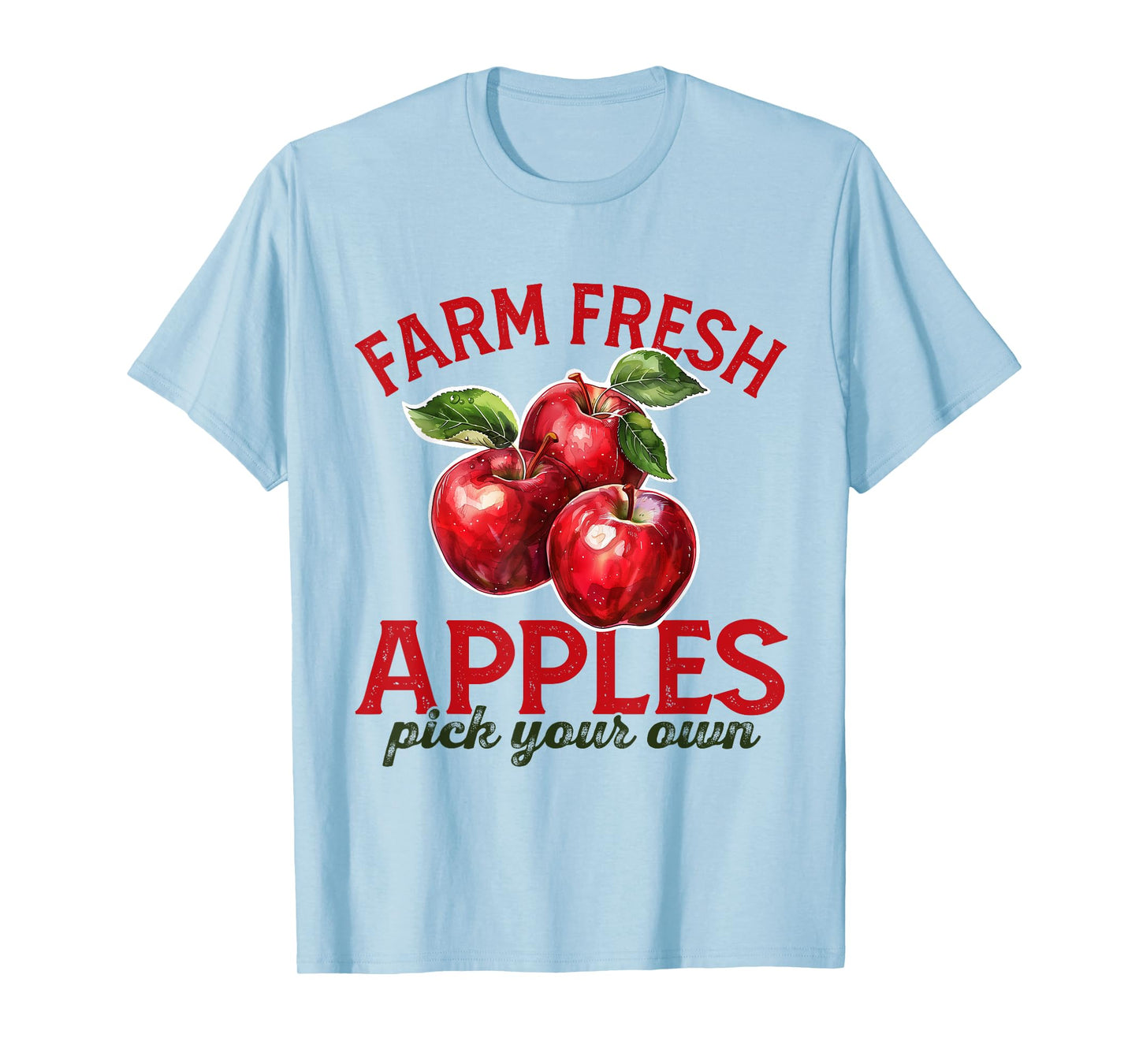 Apple Picking Farm Fresh Apples Farmer Apple Orchard Harvest T-Shirt
