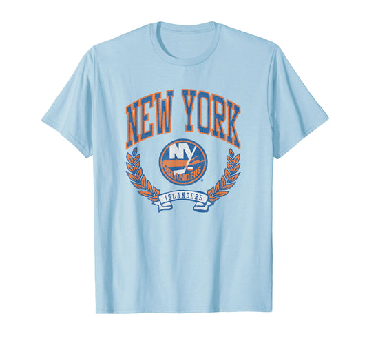 New York Islanders Vintage Victory Gray Officially Licensed T-Shirt
