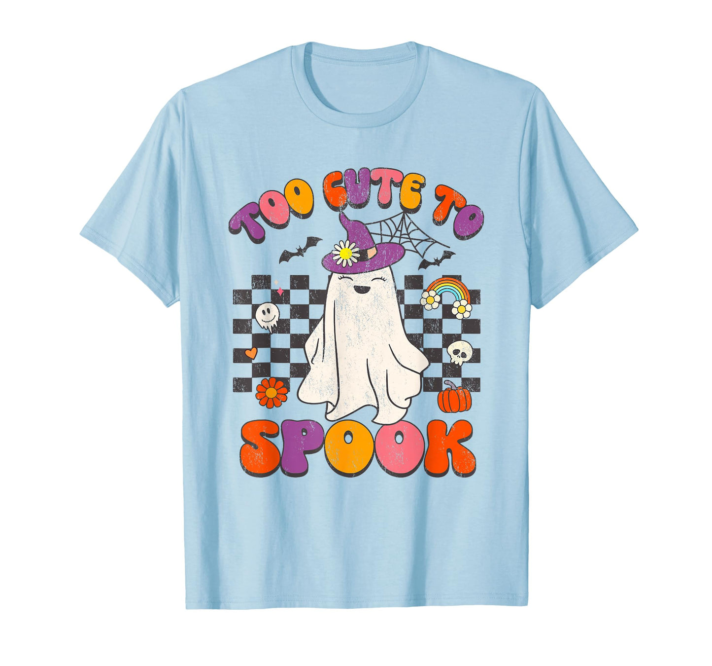 Too Cute to Spook Ghost Halloween T-Shirt