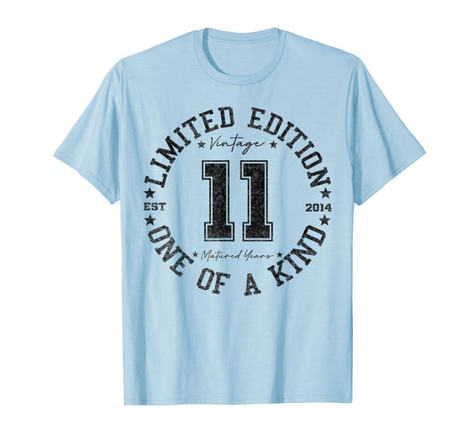 11 Year Old Gifts Vintage 2014 Limited Edition 11th Birthday T-Shirt