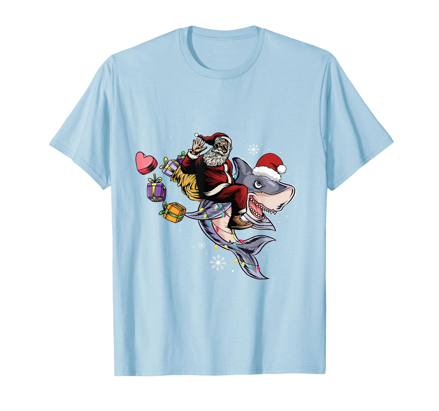Xmas Shark Christmas Xmas Santa Santa Claus Christmas T-Shirt