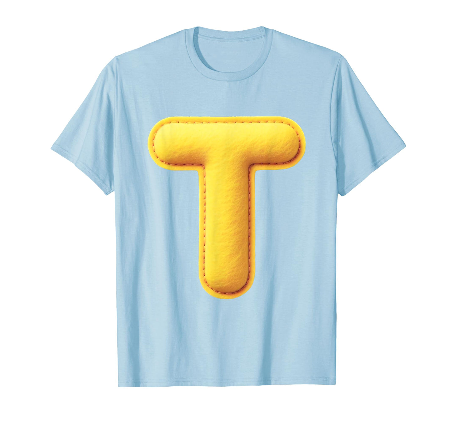 Letter T Funny Chipmunk Group Matching Thanksgiving Costume T-Shirt