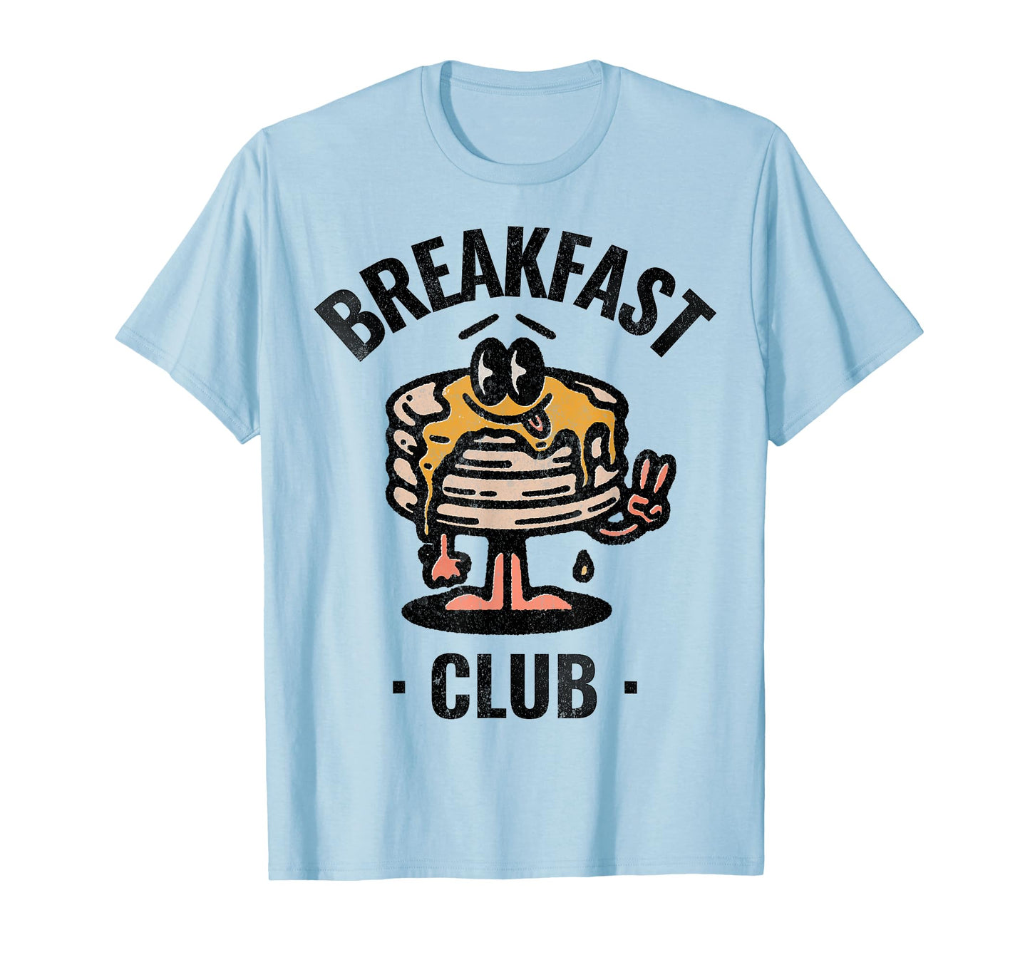Breakfast Club Retro Vintage Pancake Trendy Aesthetic Brunch T-Shirt