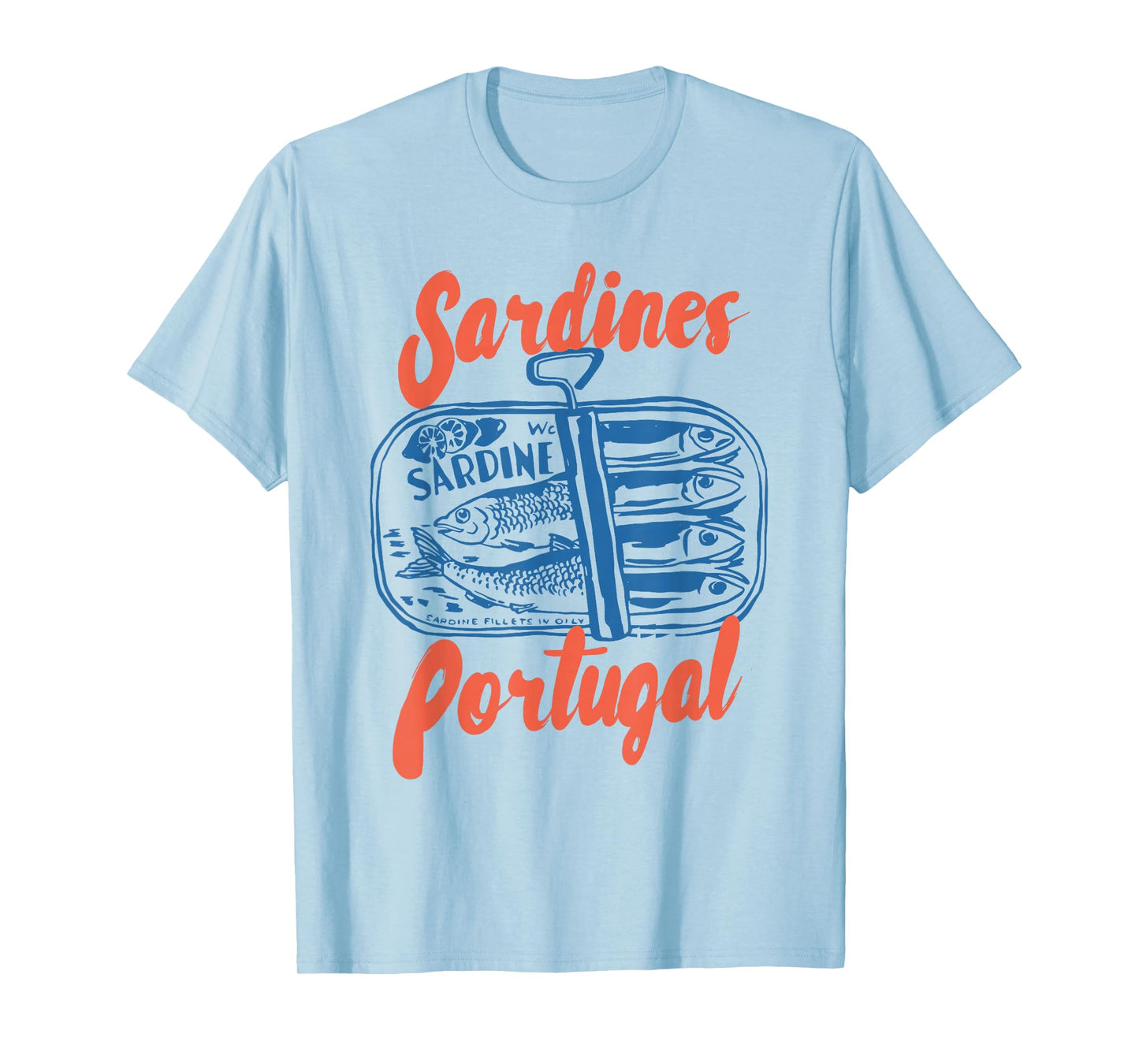 Sardines Tinned Fish Retro Graphic For Men Women T-Shirt