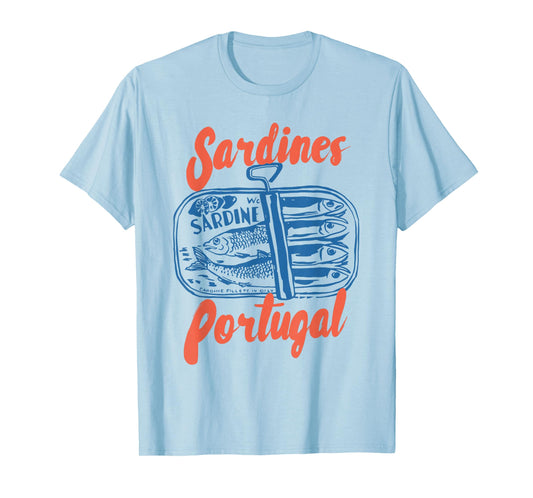 Sardines Tinned Fish Retro Graphic For Men Women T-Shirt
