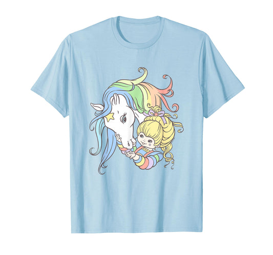 Rainbow Brite Cute Rainbow Starlight Best Friends Chest Logo T-Shirt