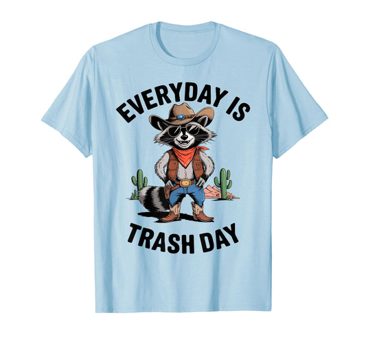 Everyday Is Trash Day Funny Raccoon Racing Car Toddler Boy T-Shirt