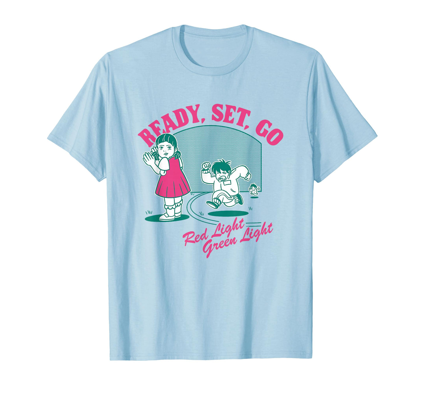 Squid Game 2 Ready Set Go Red Light Green Light T-Shirt