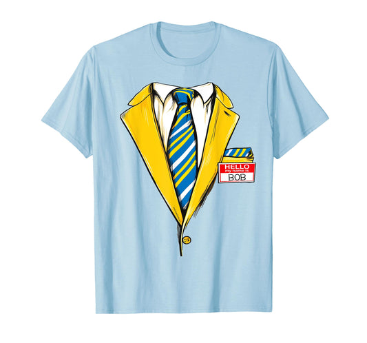 Yellow Bob Funny Halloween Costume Zombie Tuxedo Suit Tux T-Shirt