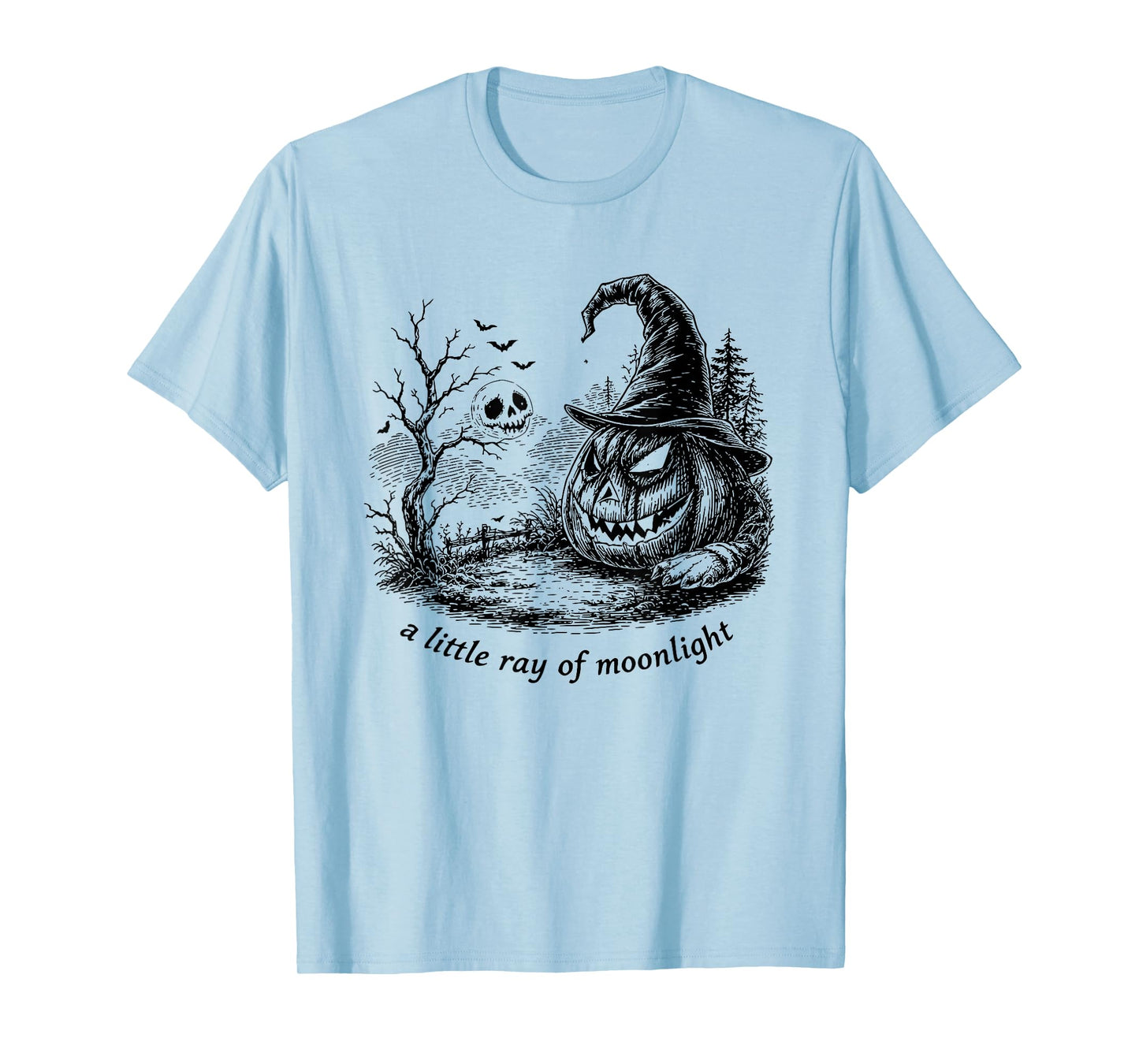Halloween Ray of Moonlight Witch T-Shirt