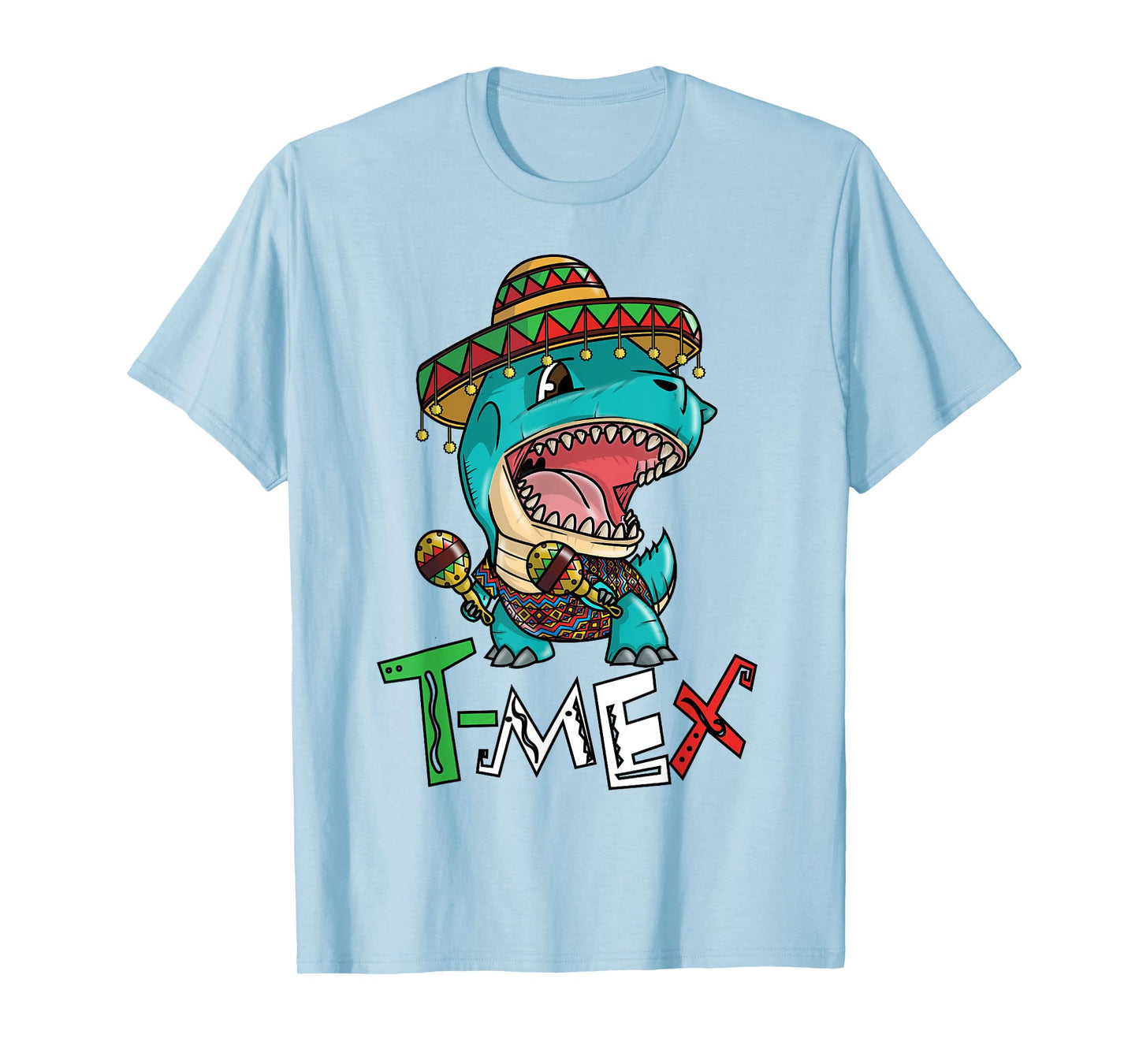 Cinco De Mayo Dinosaur Shirt Mexican Shirts for Boys Funny T-Shirt