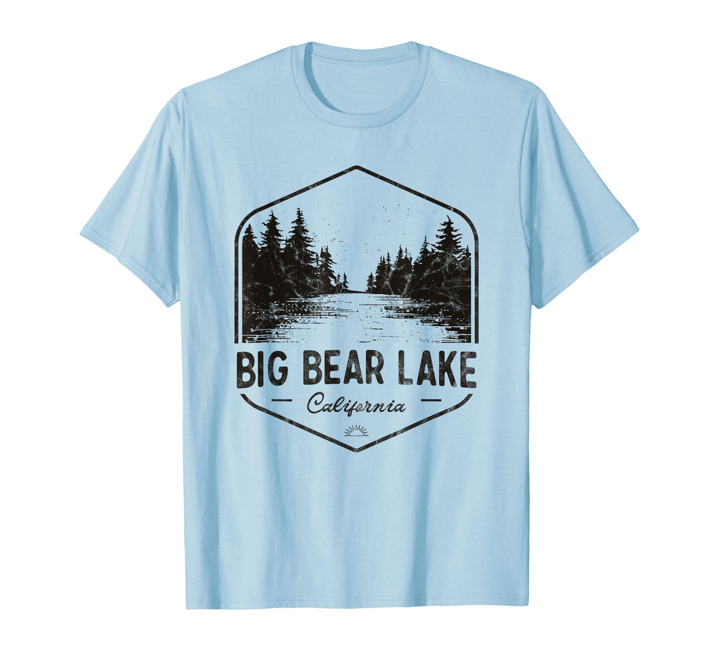 Big Bear Lake California Outdoors Vintage T-Shirt