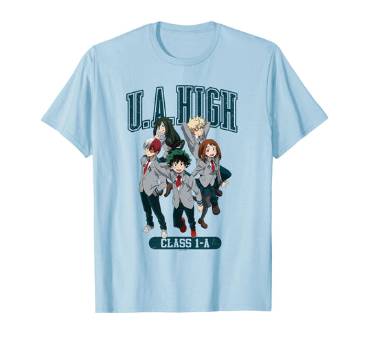 My Hero Academia UA High Class-1A Uniform Anime T-Shirt