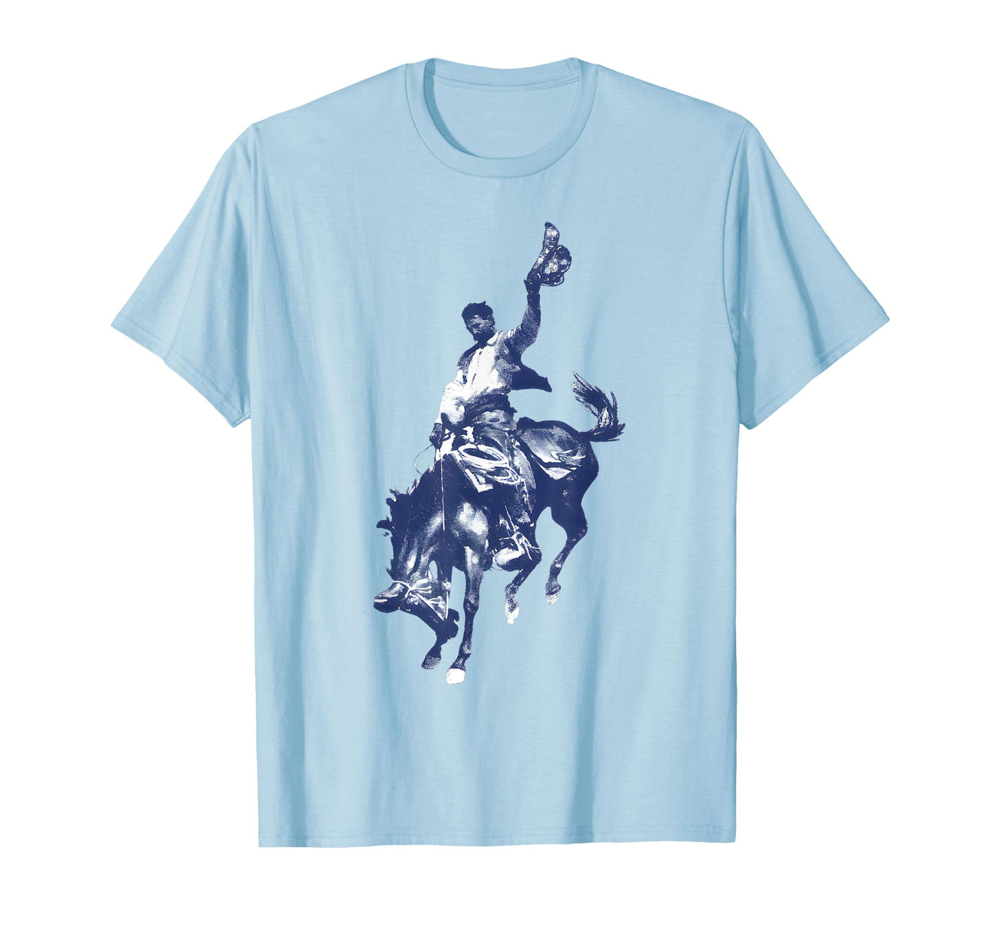 Cowboy Rodeo Horse Western Country Vintage Bronco Riding T-Shirt