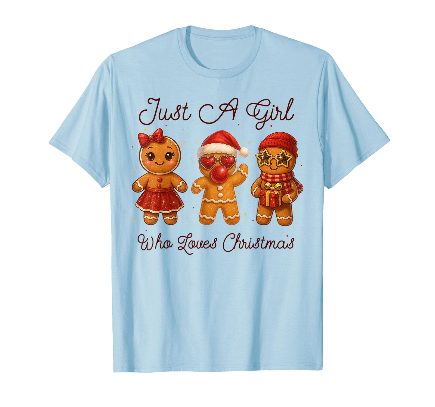Christmas Gingerbread Coquette Matching Family Xmas Holiday T-Shirt