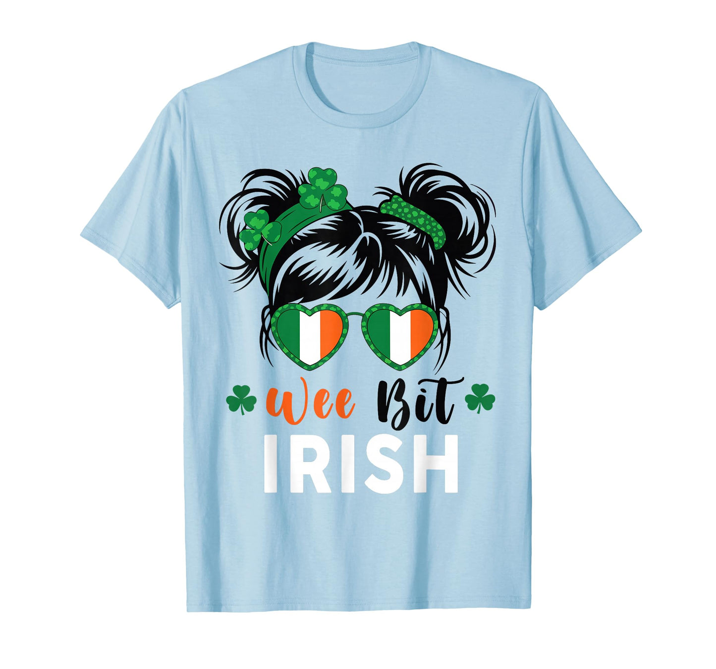 Kids Wee Bit Irish Girl St Patrick's Day Baby Toddler Funny T-Shirt