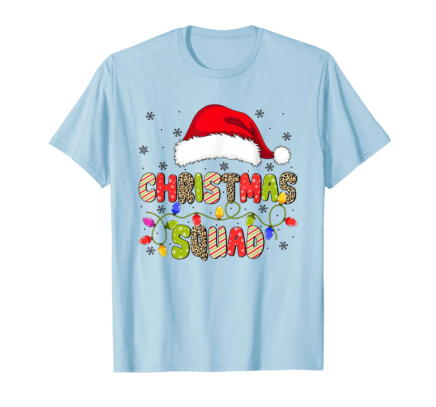 Christmas Squad Matching Family Group Santa Xmas Pajamas T-Shirt